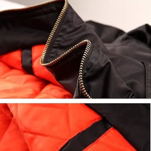 High Quality 100% Polyester Nylon Flight <b>Bomber</b> <b>Jacket</b> <b>Men</b> Embroidered Quilted Lined Thick Winter <b>Varsity</b> Custom <b>Jacket</b> for <b>Men</b> - Product Image 5