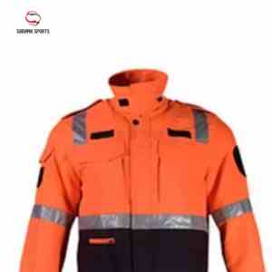 Combinaison de travail en nylon personnalisée de haute qualité pour hommes, veste et pantalon de protection, vêtements de travail pour l'exploitation minière - Product Image 3