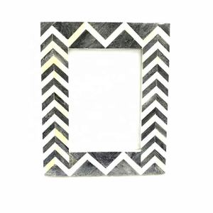 Hot Selling Handmade Natural Polish Finish Aluminium Picture Frame Bone Crafts for <b>Table</b> Top Desk Corners Natural Bone Picture - Product Image 4
