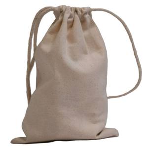 Bolsa Ecológica con Cordón de Algodón 100% Orgánico, Bolsa Pequeña de Lino Reciclado, Lona de Muselina Reutilizable, Impresa con Serigrafía, Precio Económico - Product Image 6