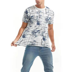 Camisetas de Manga Corta para Hombre, Corte Regular, 100% Algodón, Estilo Urbano, Venta al Por Mayor Directa de Fábrica - Product Image 4