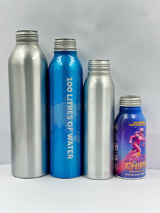 ENVASADO ECOLÓGICO Botellas de Aluminio 99.7% Puro con Tapas de Rosca Estándar Impresión Offset Venta al por Mayor de Fabricante Vietnamita - Product Image 6