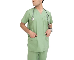 Best <b>Stuff</b> Men Uniform Scrub Lightweight Breathable High Quality Top Trending Comfortable Men Uniform Scrub with <b>Cheap</b> Price - Product Image 4
