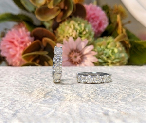 Pendientes de Aro Huggie de Lujo con Diamante Cultivado en Laboratorio de Corte Brillante Redondo de 1.20Ct, Certificado IGI, para Mujer, Oro Blanco Real de 14K - Product Image 6