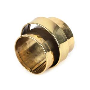 Anillo de Servilleta Moderno de Latón para Accesorios de Mesa, Diseño Martillado, Anillos de Servilleta de Tela de Lujo para Decoración de Bodas y Eventos - Product Image 5