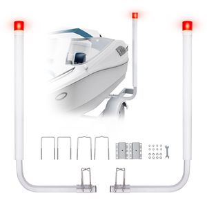 Pali Guida per Rimorchio Barca con Luce LED da 60 Pollici, 2 Pezzi, in Acciaio ad Alta Durezza, Guide per Rimorchio in PVC - Accessori Premium per Imbarcazioni - Product Image 6