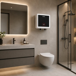 Chauffe-eau électrique mural Rossi 15L à commande tactile et via application pour usage domestique Rossi Touch Square 15 - Product Image 2