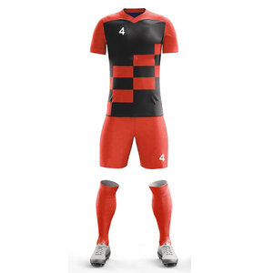 Conjunto Deportivo Personalizado con Cuello en V, Unisex, Multicolor, Impreso, Compresión, Transpirable, para Jóvenes y Niños, Uniforme Personalizable - Product Image 2