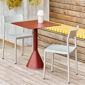 Modern Minimalist Metal Coffee <b>Table</b> with <b>Square</b> Top Cone Base Foldable Design Wood Frame-Living Room Furniture - Product Image 5