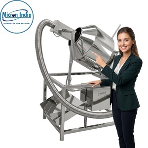 Máquina Tostadora de Tambor Eléctrico de Acero Inoxidable Micron India, 1 Año de Garantía, Fácil de Operar, Secado de Alimentos y Materiales Químicos de 100 kg - Product Image 6