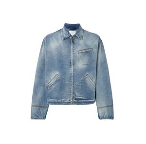 Veste de travail automne-hiver de haute qualité pour hommes toile de coton personnalisée taille XL veste en jean de mode décontractée d'extérieur de rue haute - Product Image 1