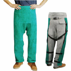 Pantalones de Trabajo de Cuero Dividido para Hombre de la Mejor Calidad, Tela de Calidad Industrial con Diseño de Logotipo, Seguridad - Product Image 1