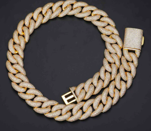 Silver Plated Cuban Chain <b>Bracelet</b> Men's Hiphop Style Micro Pave <b>Crystal</b> Rhinestone Link <b>Bracelet</b> Gift Jewelry - Product Image 3