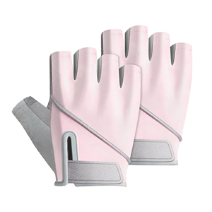 Guantes de Levantamiento de Pesas con Logotipo Personalizado, Diseño de Medio Dedo con Muñequera Integrada, Equipo Profesional de Gimnasio al por Mayor - Product Image 1