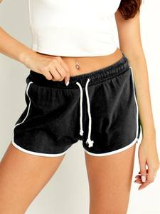 BLUE SIGN ENT Pantalones Cortos Bermuda de Verano para Mujer, 100% Poliéster, Cintura Alta, Holgados, Estilo Vintage, Casuales, Transpirables, de Secado Rápido, con Bolsillos - Product Image 2