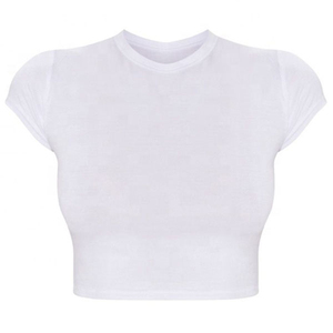 T-shirts décontractés pour femmes de haute qualité, 100% coton, séchage rapide, respirants, impression de logo personnalisée, col rond, été, service OEM - Product Image 3