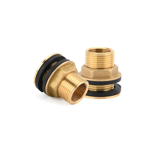 Brass Water Tank Connector with GHT Male and NPT Female Threads for Garden <b>Hose</b> Connections - Product Image 3