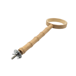 Perchoir en bambou naturel pour oiseaux, à fixer à la cage, pour petits et moyens oiseaux, accessoires pour cages à animaux, vente en gros, Dekor Asia - Product Image 1