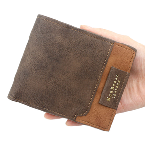 Excellent Quality Customizable Men's Travel <b>Wallet</b> <b>RFID</b> Protection Nylon Cover Letter Pattern PU Leather Indian Style Wholesale - Product Image 1