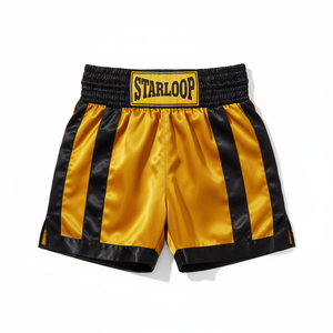 Shorts de boxe d'entraînement de haute qualité, en gros, fabriqués en usine, unis, extensibles, pour le combat athlétique, le MMA, le kick-boxing et le Muay Thai - Product Image 6