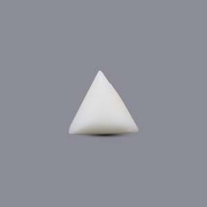 Natural White Coral Oval Cabochon 5.4 Carat Certified Loose Gemstone Lot - Product Image 1