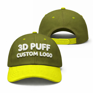 Gorras de Diseño Personalizado de Alta Calidad, Transpirables, de Secado Rápido, Protección Solar para Exteriores, Gorras de Béisbol con Impresión 3D en Relieve - Product Image 1