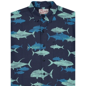 Camisa con estampado Aloha de moda para hombre, elegante conjunto de ropa urbana de verano - Product Image 3