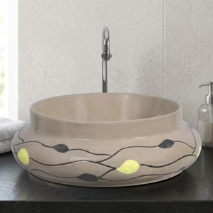 Light Blue Rectangle Ceramic Hand Wash Basin with Modern Design for Home & Hospital Use Easy Clean Bathroom Sanitary Ware - Product Image 4