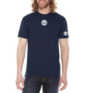 Camiseta Azul Marino de Primera Calidad para Hombre, Ajustada, 100% Algodón Orgánico Suave, Venta al Por Mayor - Product Image 6