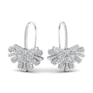 REYES Luxury 925 Sterling <b>Silver</b> Moissanite <b>Huggie</b> Earrings For Women Wholesale Price Wedding Anniversary Gift Fine Jewelry - Product Image 1