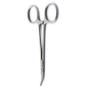 Hemostatic mosquito forceps curved 11.5 cm surgical stainless steel instrument designed for precise <b>clamping</b> - Product Image 4