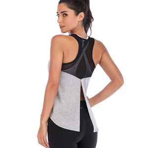 Women's New Fitness Breathable Gym Workout Tank Top <b>Sexy</b> Backless Sport <b>T</b>-<b>Shirt</b> Casual Style with Feather Decoration for Running - Product Image 4