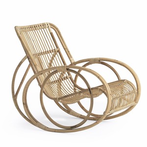 Sillas mecedoras de ratán de gran tamaño producidas por un proveedor de Vietnam, sillas mecedoras de gran calidad. - Product Image 1