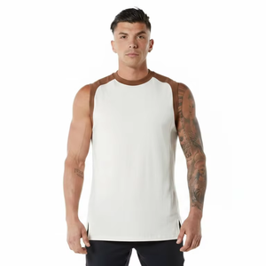 เสื้อกล้ามออกกำลังกายผู้ชายราคาโรงงาน ไซส์ใหญ่ สวมใส่สบาย พิมพ์ลาย ระบายอากาศ แห้งเร็ว ผ้าถัก สั่งทำได้ ชุดกีฬา - Product Image 1