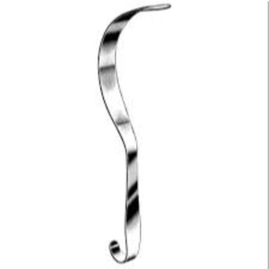 เครื่องมือผ่าตัดแบบ Tebbetts Style Breast Retractor ขนาด 24 มม. ปลายสองด้าน ทำจากสแตนเลสสตีล พร้อมฉนวนใยแก้วนำแสง - Product Image 1