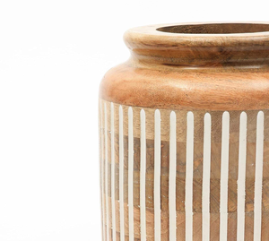 Jarrón Artesanal Ligero de Madera Natural, Clásico, Rústico, Ecológico y Personalizable para el Día de la Madre a Precio Bajo al por Mayor - Product Image 4