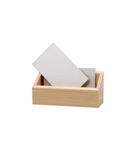 Counter Tabletop Wood Card Holder Display Supplies Promotional <b>Pad</b> Card Holder Best Quality - Product Image 1