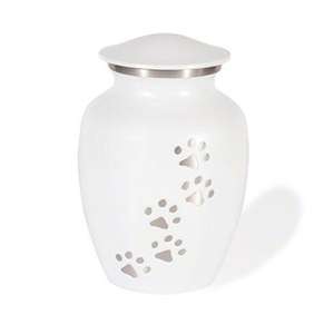 Black Paw Print Bend Cremation Urn Medium Size Metal Pet Urns For <b>Ashes</b> Memorial Cat & Dog <b>Ashes</b> <b>Keepsake</b> Cremation Urns - Product Image 2