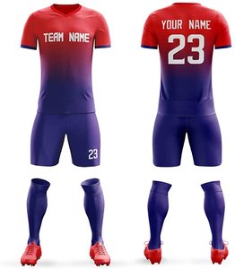 Maillot de football par sublimation, uniforme d'équipe personnalisé, respirant, léger, séchage rapide, vêtements de sport OEM - Product Image 2