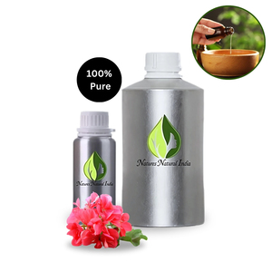 Aceite Esencial de Geranio Puro y Perfumado de Natures Natural India, 100% Puro, Destilado al Vapor, Fragancia Floral para el Cuidado de la Piel y Aromaterapia - Product Image 1