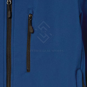 Veste d'hiver softshell pour homme au design unique, col montant, fermeture éclair sur le devant, séchage rapide et écologique pour une utilisation en extérieur - Product Image 6