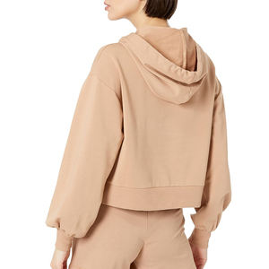 เสื้อฮู้ดดี้โอเวอร์ไซส์สำหรับผู้หญิง ผ้าฝ้ายฟลีซแบบสั่งทำได้ สวมใส่สบายๆ สไตล์สตรีทแฟชั่น ยูนิเซ็กซ์ ระบายอากาศได้ดี แห้งเร็ว - Product Image 2