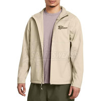 Chaqueta Softshell de Invierno para Hombre, Impermeable y Cortavientos, con Capucha y Logotipo Frontal, para Uso en Exteriores