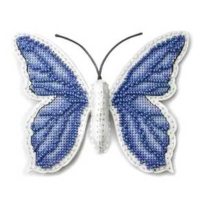 ead Embroidery kit on artificial leather 3D "<b>Bag</b> <b>Charm</b> Butterfly - Product Image 4