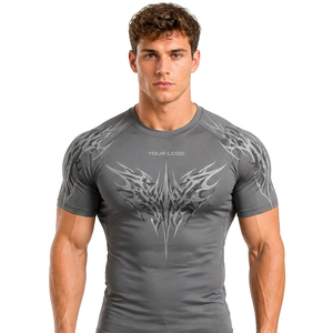 Custom <b>Compression</b> T <b>Shirt</b> <b>Men</b> Gym Fitness Sportswear <b>Compression</b> <b>Shirt</b> Muscle Fit <b>Compression</b> T <b>Shirt</b> 2026 - Product Image 3