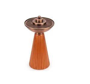 Modern Brass Incense Burner <b>Stand</b> Luxury Bakhoor Oud Holder Metal Mesh Design Decorative Tabletop Accent Gift - Product Image 1