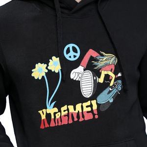 Sweat-shirt à capuche surdimensionné en molleton léger, personnalisable et vierge, pour hommes, impression sérigraphique - Product Image 5