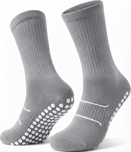 Service OEM, prix bas, vente en gros, chaussettes antidérapantes de haute qualité, logo personnalisé, broderie, chaussettes antidérapantes avec grip, chaussettes de qualité supérieure - Product Image 5