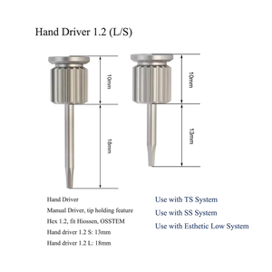 Llave Dinamométrica de Acero Inoxidable para Restauración de Implantes con Atornillador Manual Hexagonal 1.2 Multi Compatible con ABT Hiossen - Product Image 2