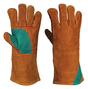 Heavy-Duty Cowhide Split Leather Safety Gloves for Welding Industrial Hand and <b>Arm</b> Protection Anti-Cut Heat-Safe Features - Product Image 5